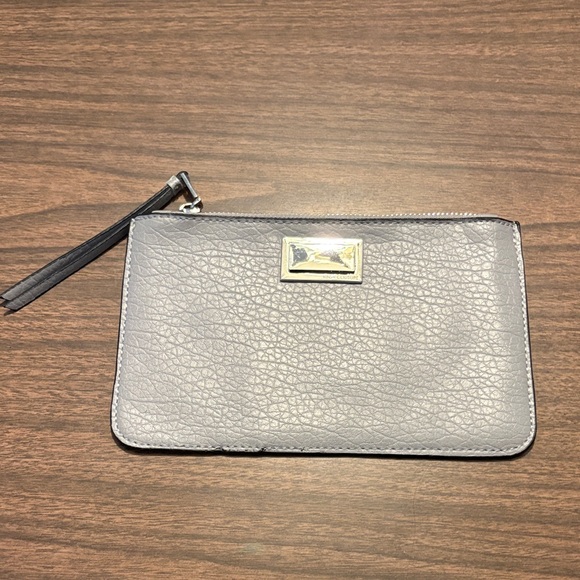 Juicy Couture Handbags - Juicy Couture Gray Clutch Wristlet Purse Wallet